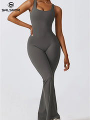 Sexy V High Waist Jumpsuit for Women